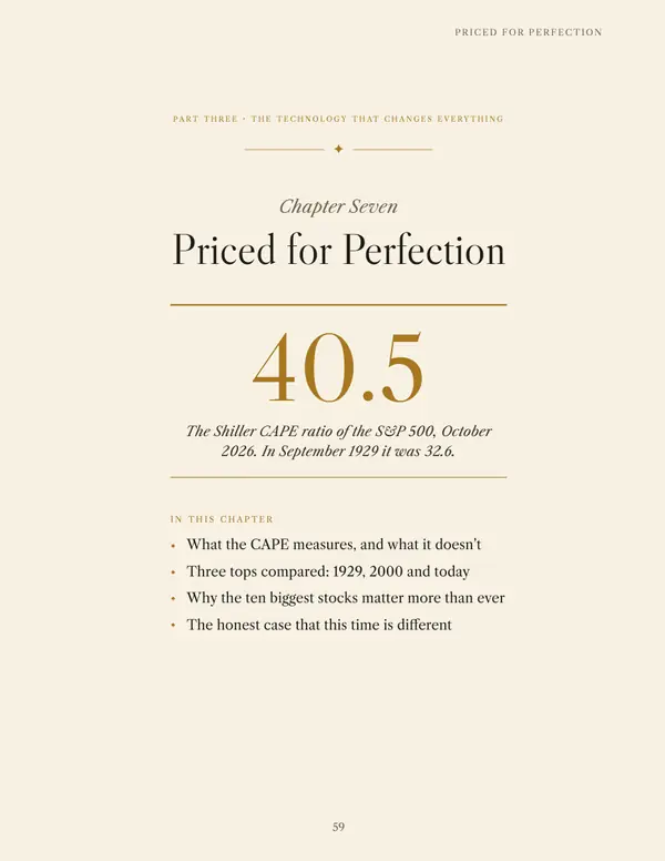 Chapter Seven opener, Priced for Perfection